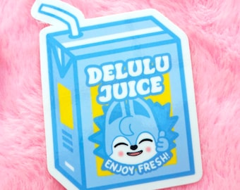 Bang Chan Wolfchan: Delulu Juice Stray Kids SKZOO Vinyl Sticker
