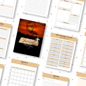 Prayer Journal for Men: Daily Devotional, Bible Study (Digital Download) image 6