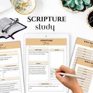 Prayer Journal for Men: Daily Devotional, Bible Study (Digital Download) image 4