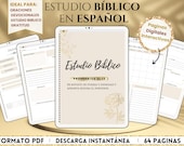 Diario de Fe Digital en Español, Reflexiones Espirituales, Plantilla para Escritura y Devocionales, Faith Journal, Digital Christian Journal