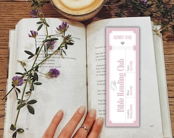 Christian Bookmark Printable, Cute Bookmark, Girly Bookmark, Printable Bookmark, PNG bookmark, Bible bookmarks, PDF bookmark