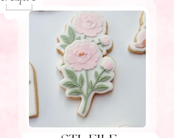 Peony stamp + cutter