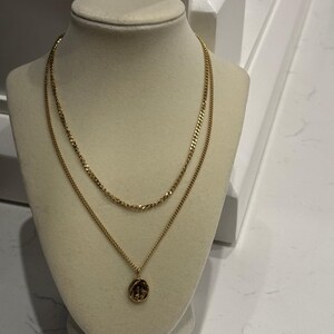 Layered necklace set best gift for her layered necklace thick chain necklace set gold layering necklace Christmas gift statement necklace