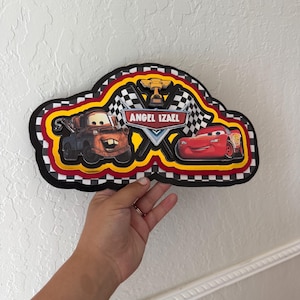 Disney Cars room sign