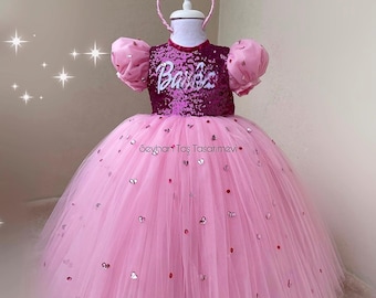 Pink Dreamhouse Dress for Girls – Fashion Doll Inspired Outfit