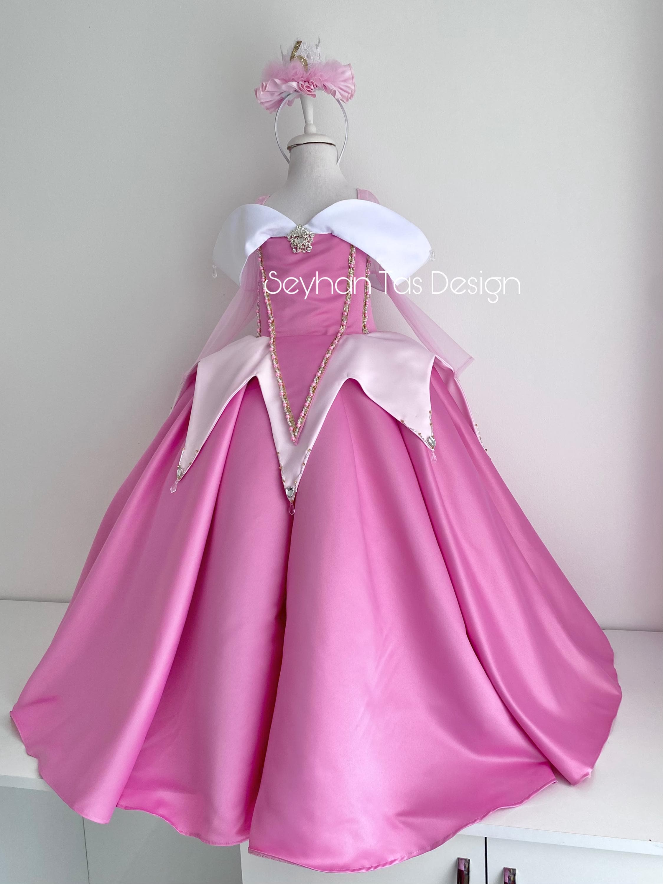 Sleeping Beauty Girl Dress, Princess Aurora Inspired Costume, Birthday Dress, Christmas Costume, Disney World Toddler Dress,Photoshoot dress