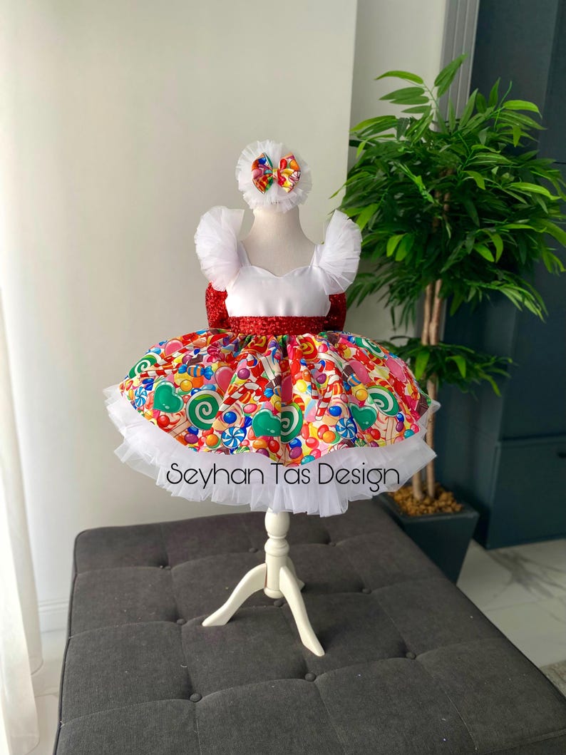 Candy Print Pattern Dress