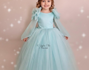 open lace back dress Birthday Baby Girl One-Year-Old Western Style Two-Piece Suit Princess –  Mega Mart Center main image 1