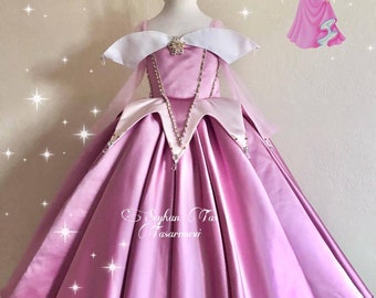 Princess Aurora Dress, Sleeping Beauty dress for Birthday, Disney Inspired Princess Dress, Princess Aurora, Girl party dress, Aurora Costume