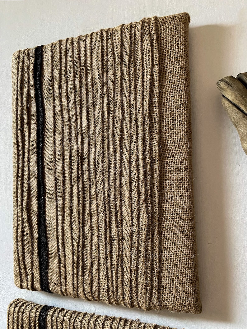 Photo inspiration: Textured Jute Wall Art For Sale Reference: Textured Jute Wall Art Minimalist Japandi Decor Wabi Sabi Art