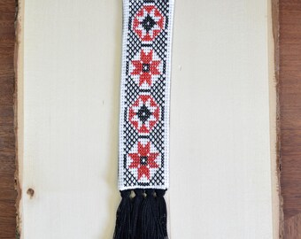 Palestinian Embroidery Bookmark - Star Tiles Motif