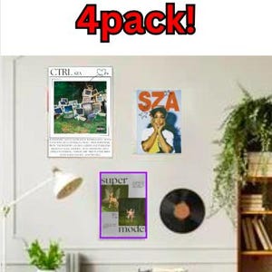 SZA Posters | Sza Merch | Sza Gifts | Sza Wall Art | CTRL & SOS Posters