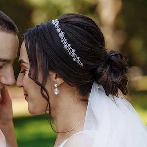 Bridal headband Wedding headband Crystal headband Bridal hair piece Bridal headpiece Wedding headpiece Hair accessories Bridal hair vine