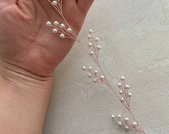 Classic pearl hair vine Wedding hair piece Bridal hair vine Bridal hair pieces Wedding hair vine Bridal head piece Wedding head piece