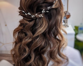 Simple hair piece Bridal headpiece for bride Crystal headpiece Bridal hair piece Rhinestone headpiece Wedding hair piece Bridal headpiece