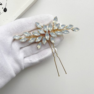 Opal hair pin Bridal hair pin Wedding hair pin Wedding hair piece Wedding hair accessories Bridal hair piece Opal hair piece Opal hair comb