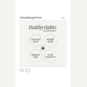 Elevate Your Feed: Self-care Instagram Post Canva Template Wellness