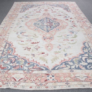 Turkish Large Rugs, Saloon Rug, 5.4x8.5 ft Rug, Oushak Rug, Handmade Turkish Rug, Living Room Rug, Oriental Anatolian Rug, Wedding Gift