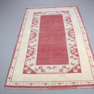Vintage Rug, Turkish Rug, 6x9 Large Rug, Antique Anatolian Rug, Rugs For Living Room, 5.2x8.3 ft Beige Rug, Decorative Rug, Large Aztec Rug,