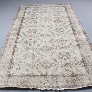 Large Rugs, Turkish Rug, Vintage Rug, Anatolian Rug, Rugs For Bedroom, 5.1x8.9 ft Beige Rug, Floor Rug, Vintage Decor,