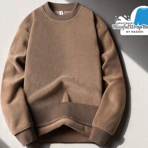 Thick Embroidered Pullover | Fleece Lined Sweater | Cozy Winter Jacket | Elegant Men’s Apparel | Stylish & Relaxed Cold Wear