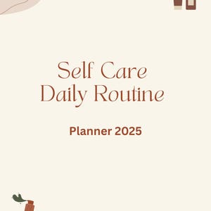 Agenda quotidien d&#39;autosoins | Routine du matin et du soir | Suivi de l&#39;humeur ou des habitudes | Journal du bien-être | PDF imprimable | Atelier SoulBloom
