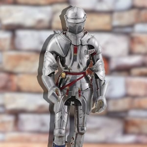 Authentic Medieval Armor Suit ~ Medieval Knight Gothic Armor Suit ~ Battle Warrior Steel Wearable Armor Suit Halloween Gift Item