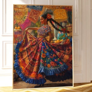 Chiapas Woman Print, Mexican Wall Art, Hispanic Folklore Art, Hispanic Heritage Month, mexican culture gift ,latin american art, chicano art
