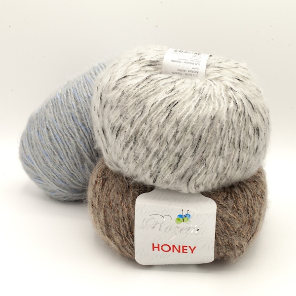 HONEY : Pelote de laine Alpaga toute douce - fil à tricoter & fil crochet