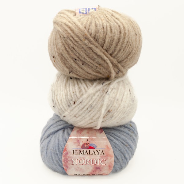 Pelote de laine Nordic Himalaya tout doux - fil à tricoter & fil crochet