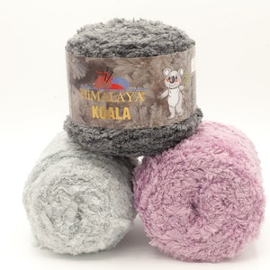 Pelote Koala Himalaya : laine toute douce et Microfibre pour Tricots/crochets Légers et Résistants 画像 1