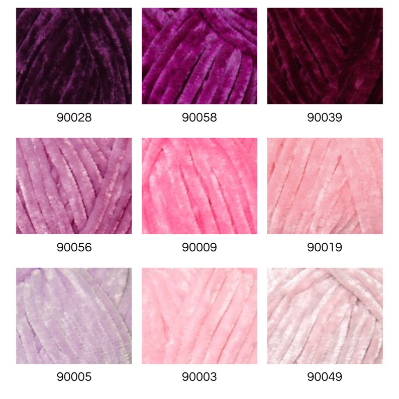 Velvet Himalaya: chenille yarn for Amigurumi and baby knitwear knitting yarn & crochet yarn image 4