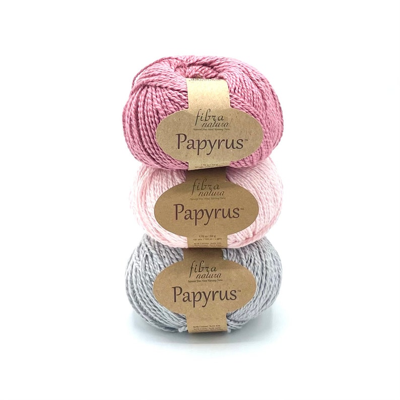 Pelote, fil de soie Papyrus : Soie et Coton pour un Tricot Doux et Thermorégulateur fil à tricoter & fil crochet image 1