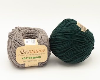 Cottonwood : Pelote de Laine Douce et Responsable 100% Coton pour Créations Durables - fil à tricoter & fil crochet