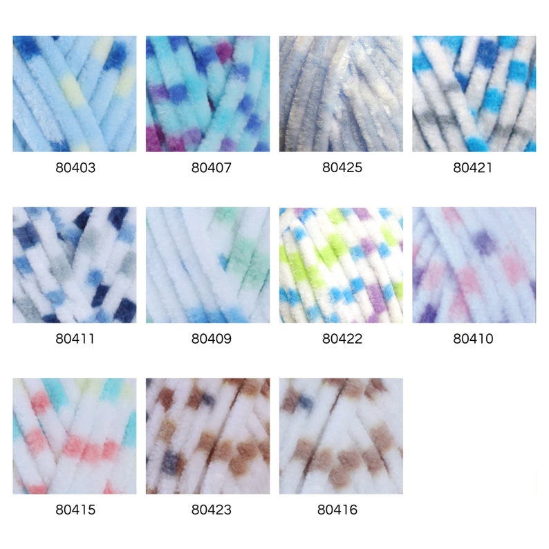 Dolphin Baby Colors : Laine Chenille Douce pour Amigurumi et Créations colorées Pelote de laine tricot & Pelote de laine crochet image 3