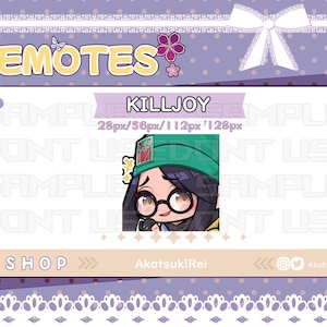 Killjoy Valorant Emote -  Premium Twitch Emotes For Streamer | Youtube, Twitch, Discord