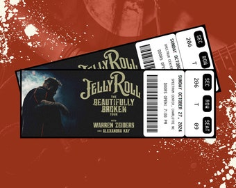 Editable Concert Ticket Template, Customized Event Ticket, Concert Ticket Downloadable File, Concert Ticket Download, Print At Home Ticket