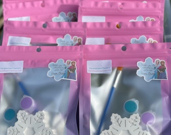 Frozen Themed Handmade Snowflake Plasters