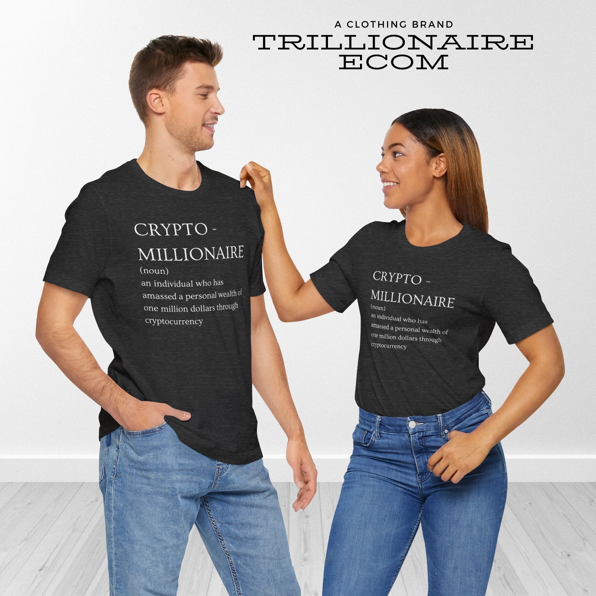 Crypto Millionaire T-shirt - Millionaire Gift, Trader Gift, Bitcoin  Millionaire - Etsy