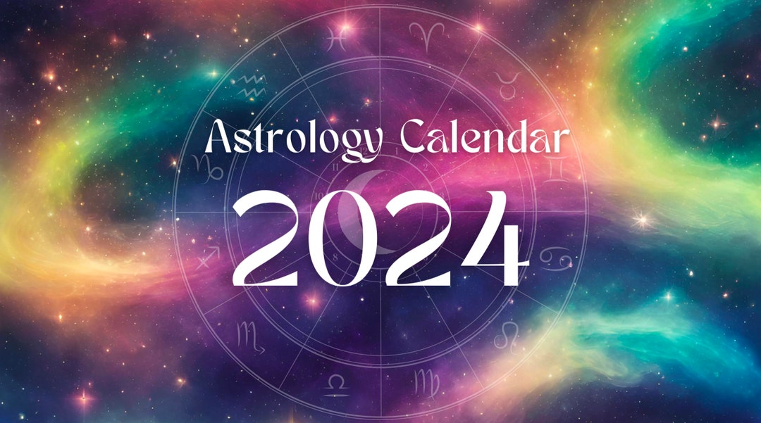 2024 Astrology Calendar digital Etsy