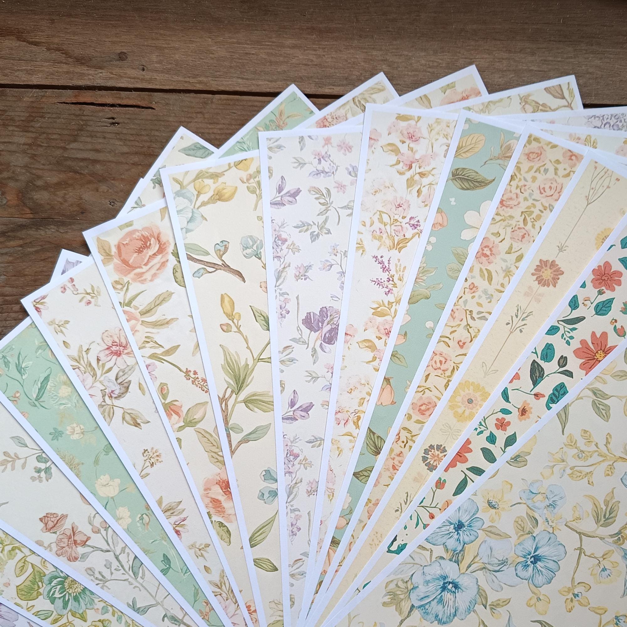 120 Rustic Floral Journaling Sheets Vintage Garden Background Printable ...