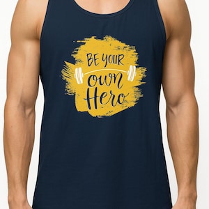 Soft Cotton Muscle Tank Top: Sleeveless Gym Workout Shirt