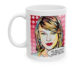 Taylor Swift Pop Art - Tanya x Limonade - Ceramic Mug, 11oz