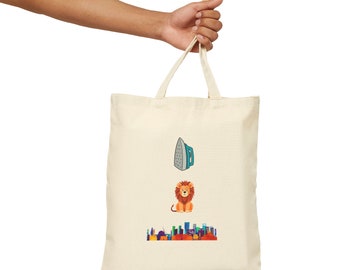 Iron, Lion, Zion - Cotton Canvas Tote Bag