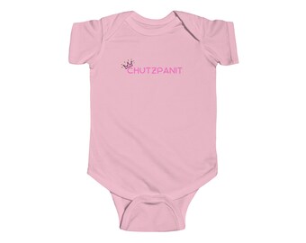 Princess "Chutzpanit" Baby Onsie - Infant Fine Jersey Bodysuit