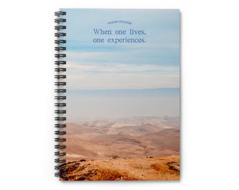 Negev Desert - Spiral Notebook - Ruled Line