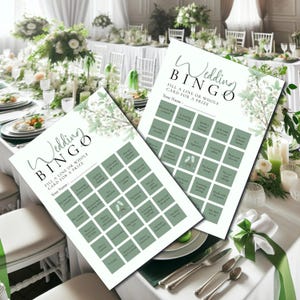 Jeu de bingo sur le mariage, quiz amusant pour les invités du mariage, humour du marié et de la mariée, jeu d'activités pour la douche nuptiale des invités