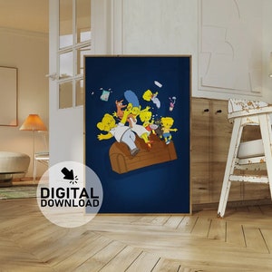 The Simpsons Poster | Hypebeast Room Decor | Minimalist Best Decor | Perfect Hyper Gift Idea!!! DIGITAL PRODUCT DOWNLOAD!!!