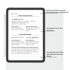 Erfolgszeit Digitaler Planer Agile Methoden & Achtsamkeit Verfasst von Psychologen Monats und Tagesübersichten Undatiert Bild 6