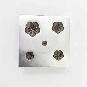 Professionele 5-in-1 afdrukmal voor bloemen | Precisiegereedschap voor het maken van sieraden | Smeden stalen stempelplaat
